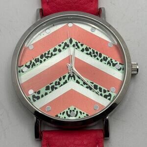 Pink silver y2k watch